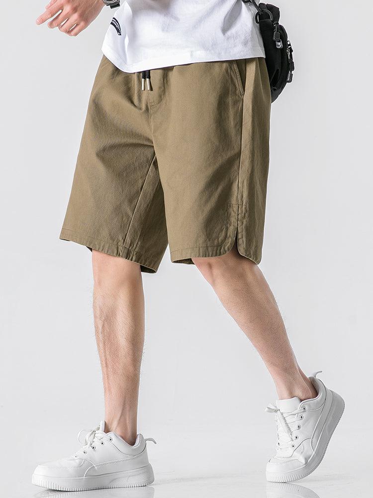 Thin Cotton Casual Cropped Shorts