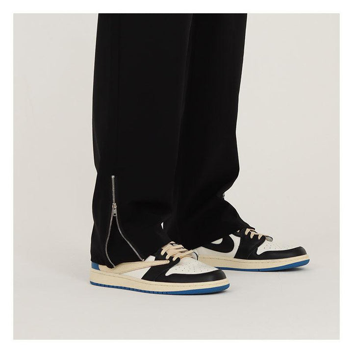 Thin Side Zipper Sports Pants