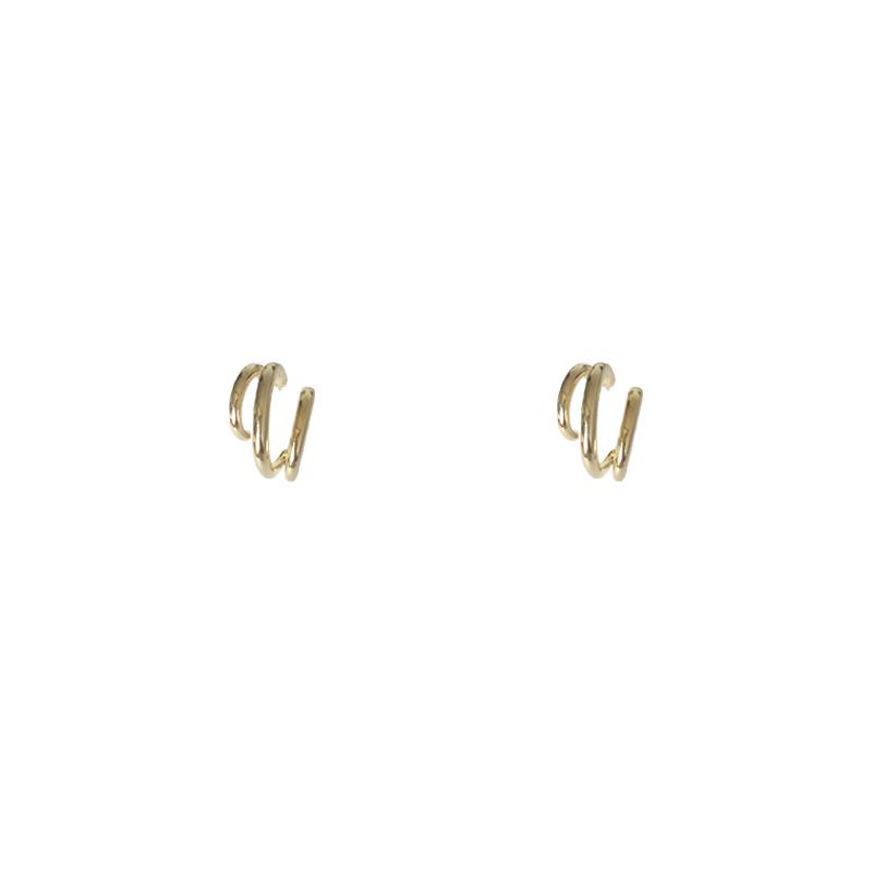 Three-Ring Earrings