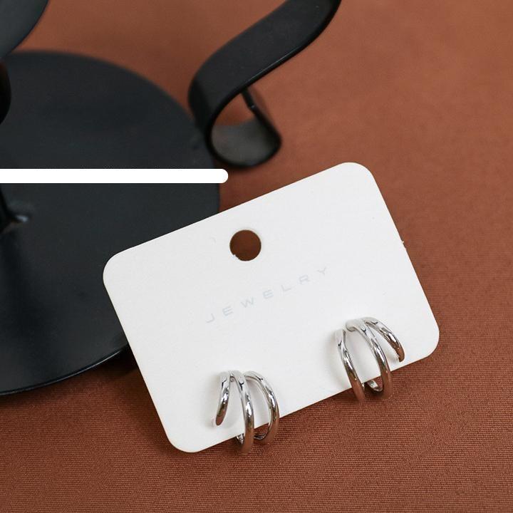 Three-Ring Earrings