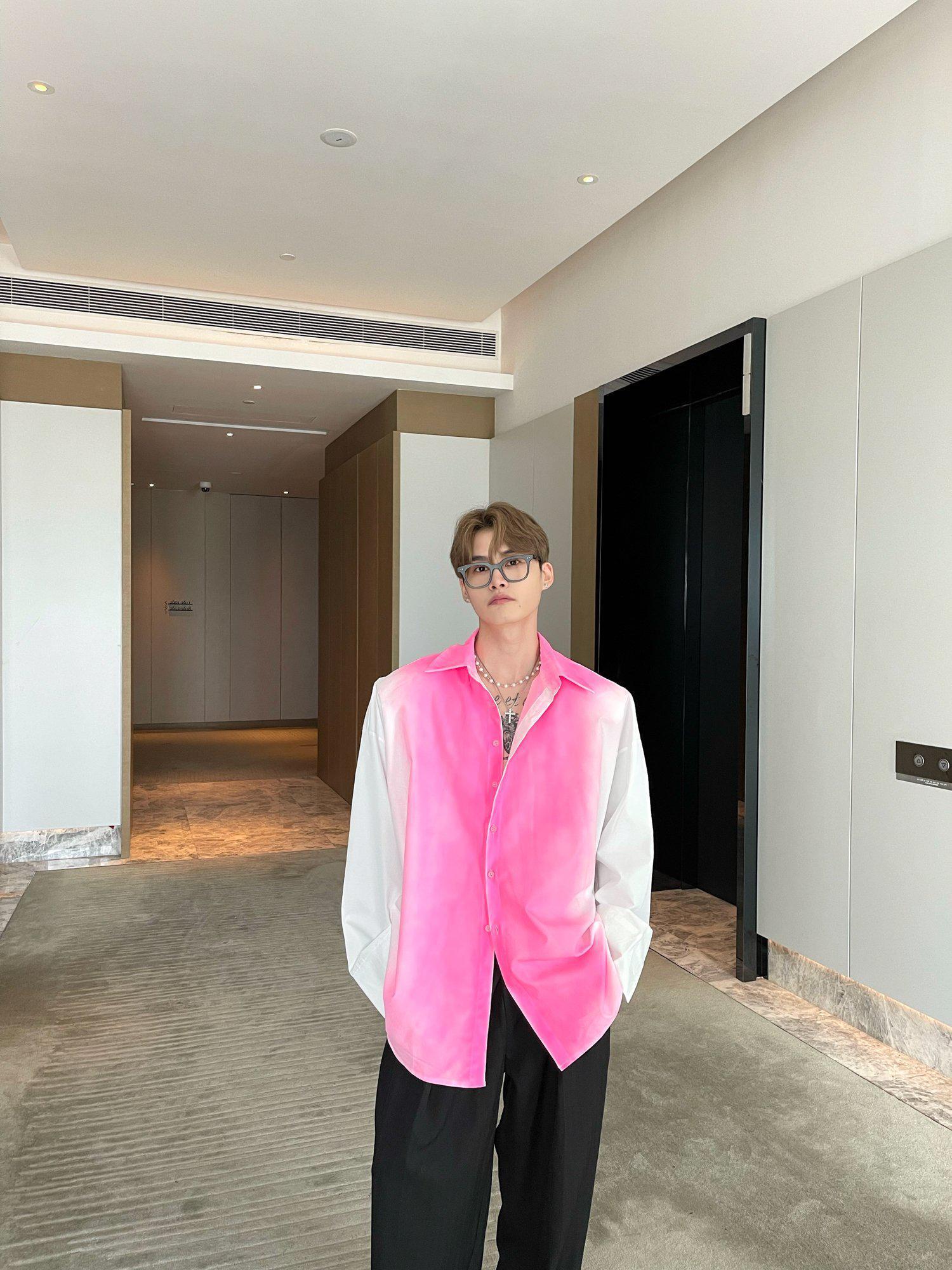 Tie-Dye Long-Sleeved Shirt