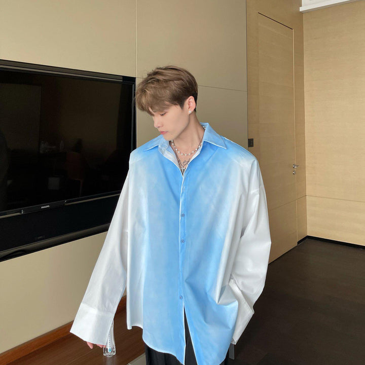 Tie-Dye Long-Sleeved Shirt