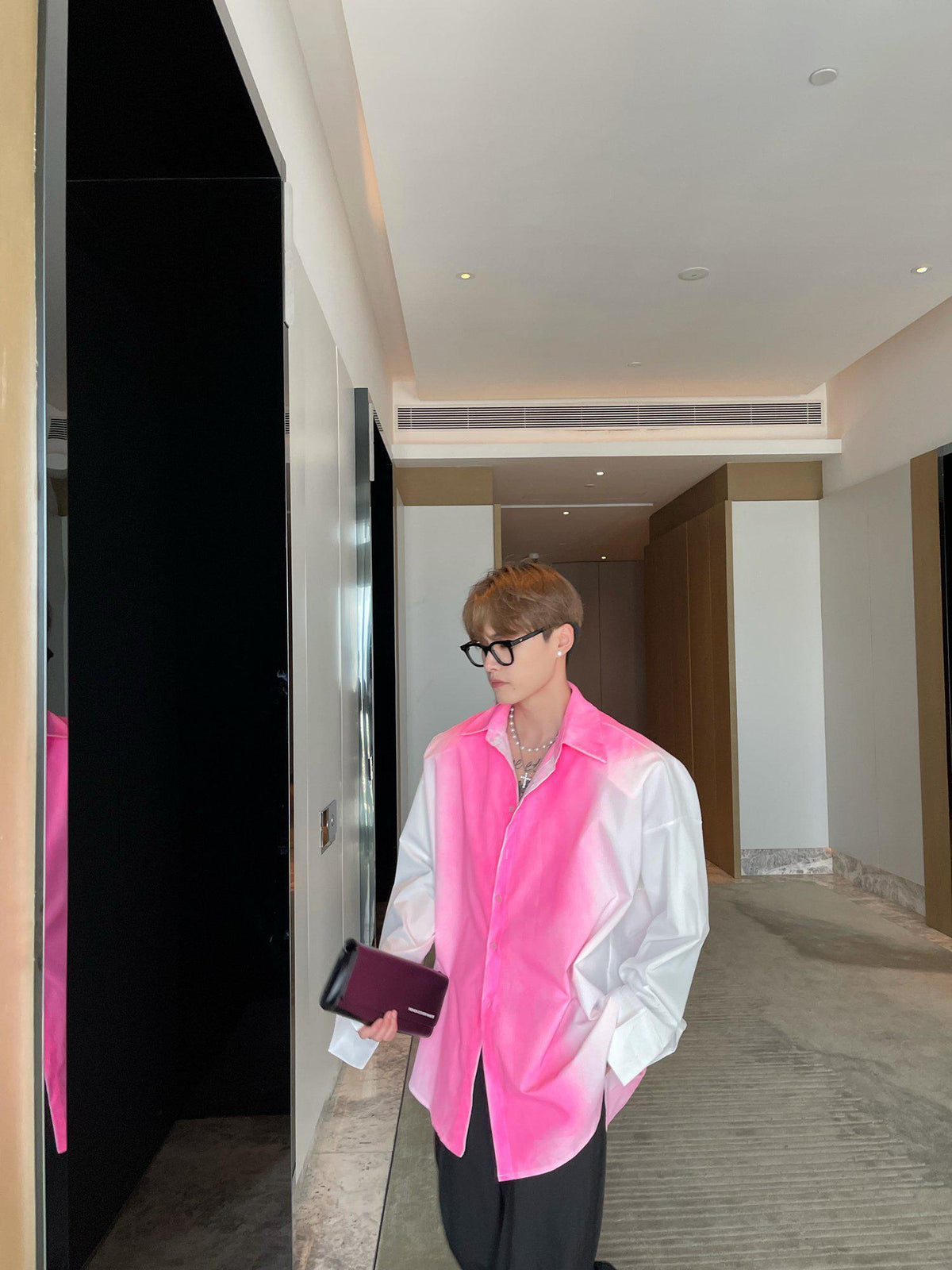 Tie-Dye Long-Sleeved Shirt