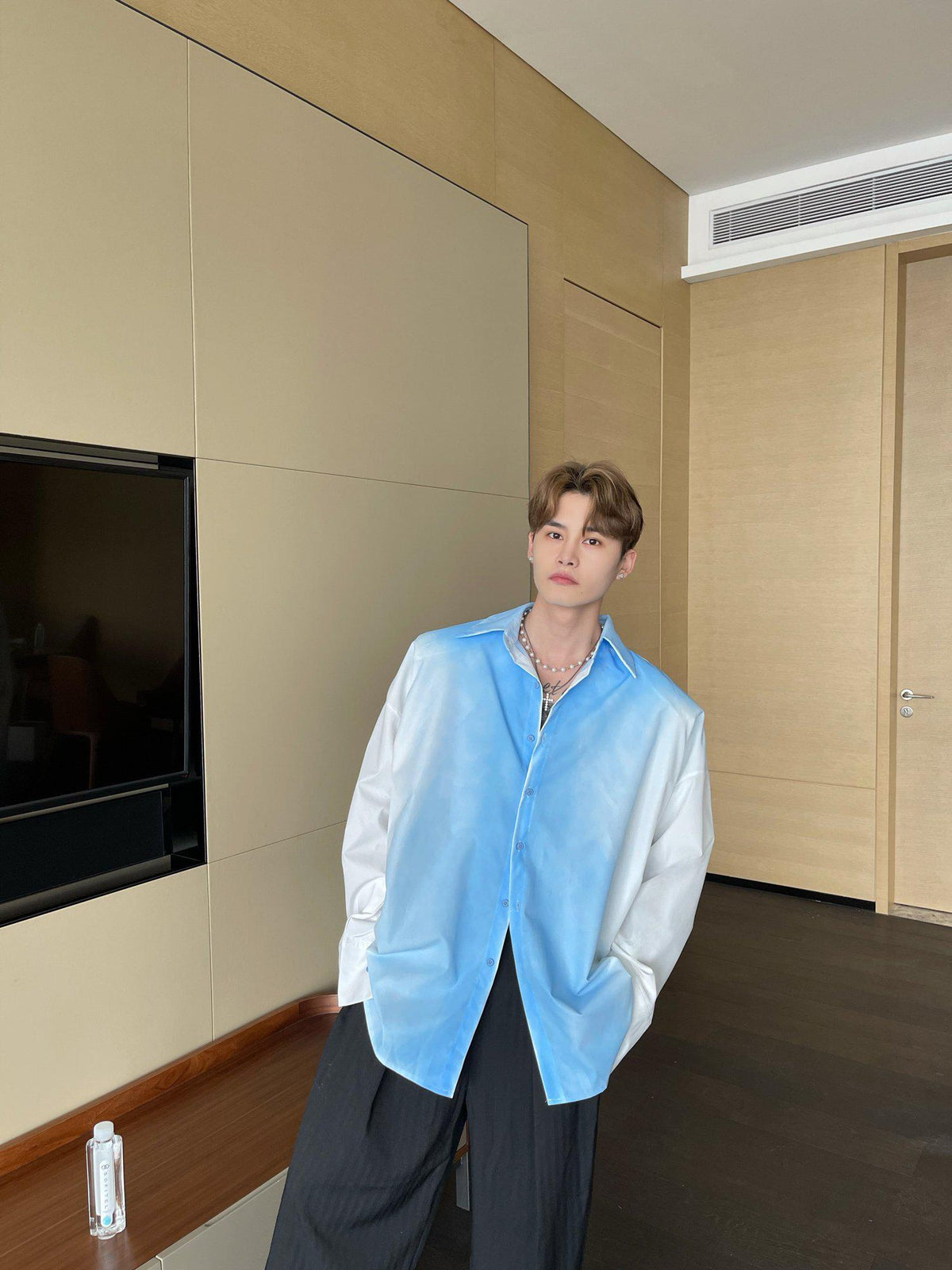 Tie-Dye Long-Sleeved Shirt