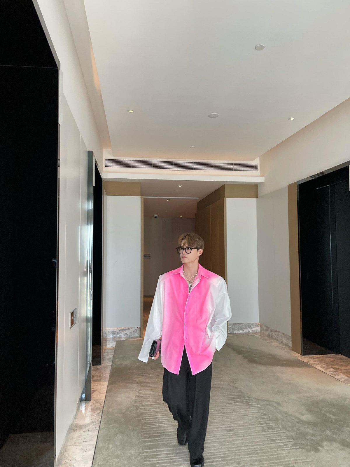 Tie-Dye Long-Sleeved Shirt