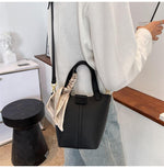 Top Handle Bucket Shoulder Bag