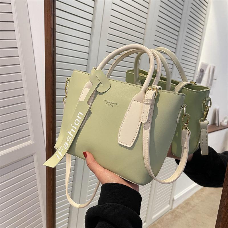 Top Handle Satchel Bucket Bag