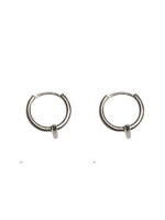 Triangle Drop Hoop Earrings