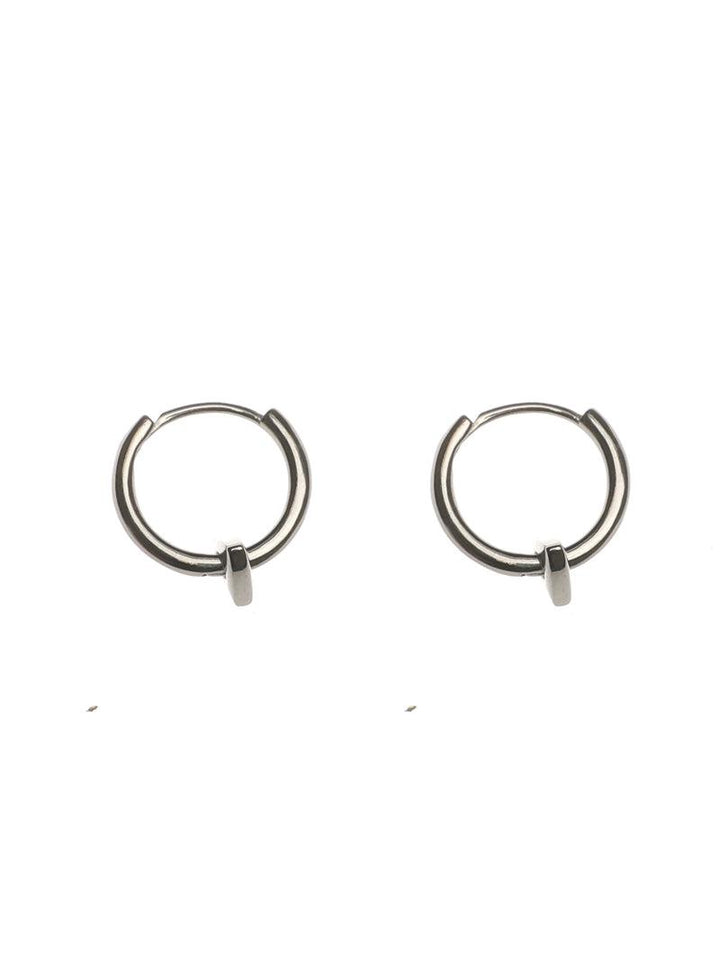 Triangle Drop Hoop Earrings