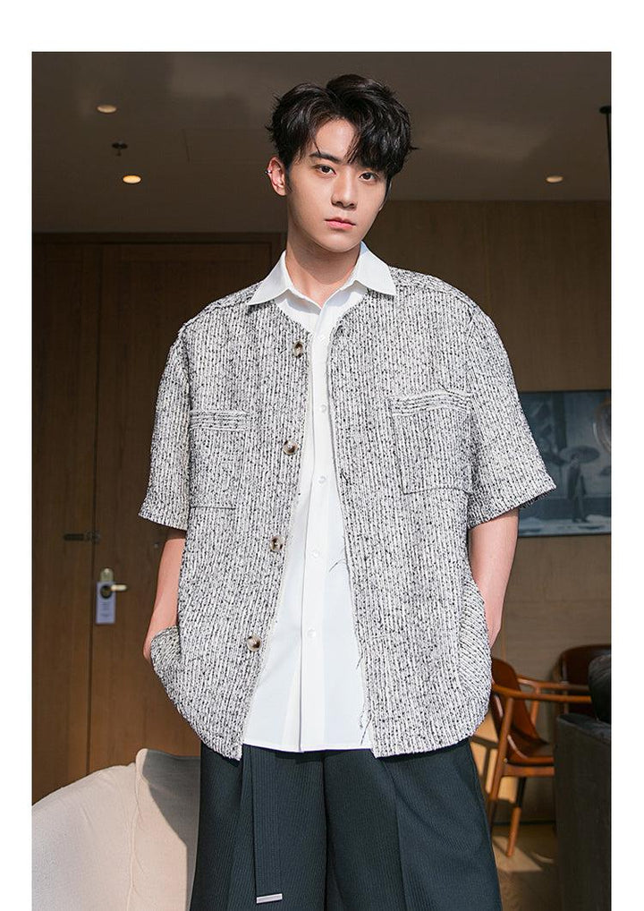 Tweed Short Sleeve Jacket