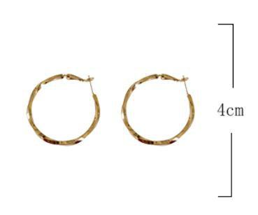 Twisted Circle Earrings