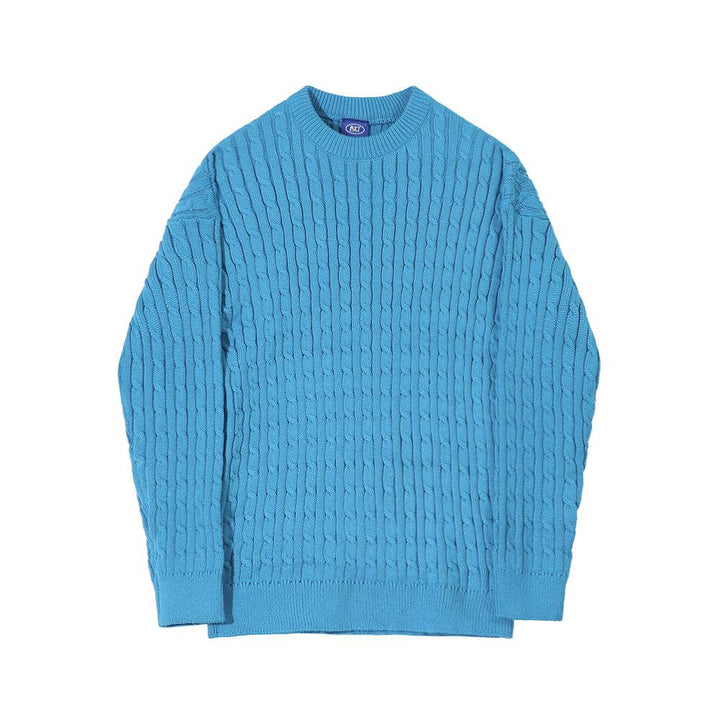 Twisted Round Neck Sweater