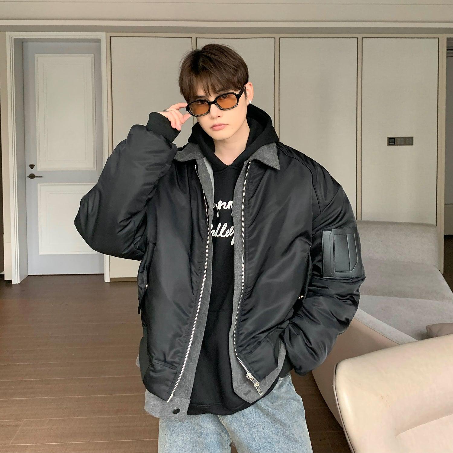 Two Piece Bomber Jacket M Green