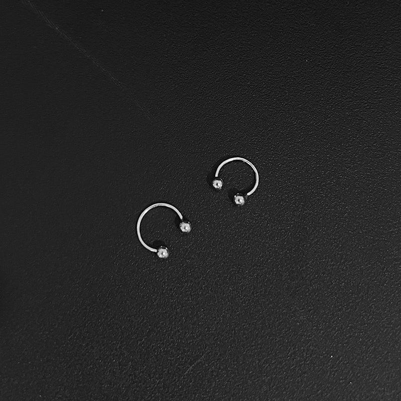 U-Shaped Bead Earrings