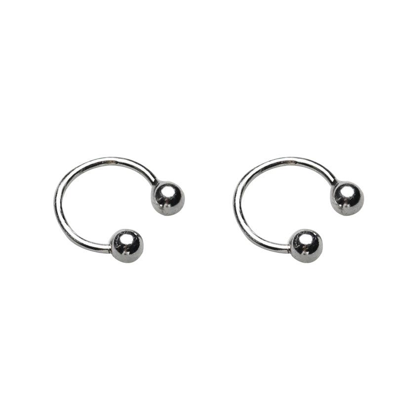U-Shaped Bead Earrings