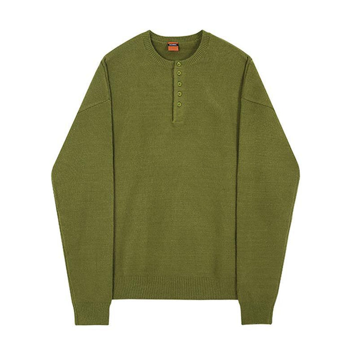 V-Neck Knit Sweater
