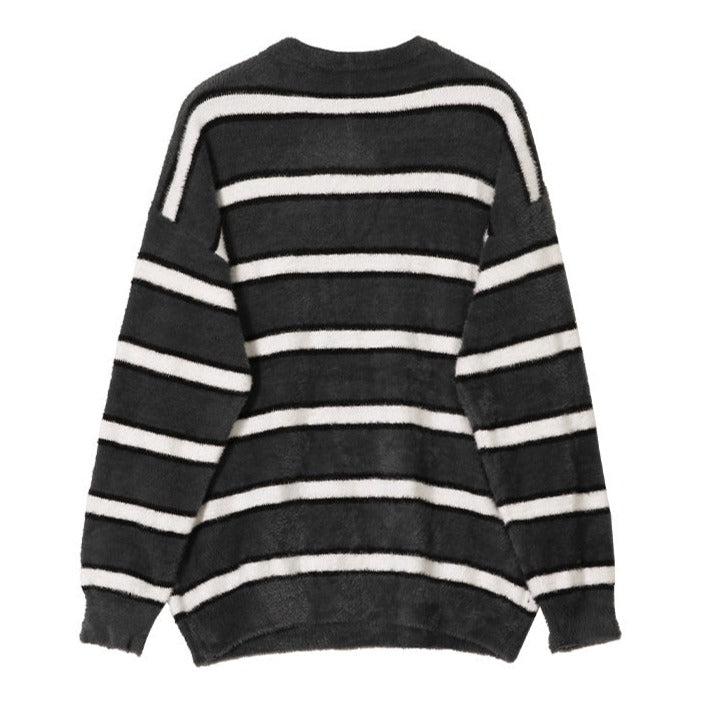 Velvet Striped Sweater