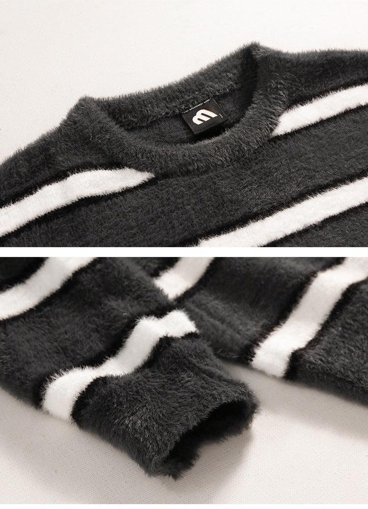 Velvet Striped Sweater
