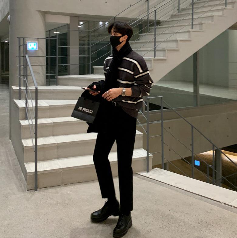 Velvet Striped Sweater