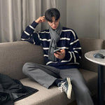 Velvet Striped Sweater