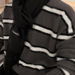 Velvet Striped Sweater
