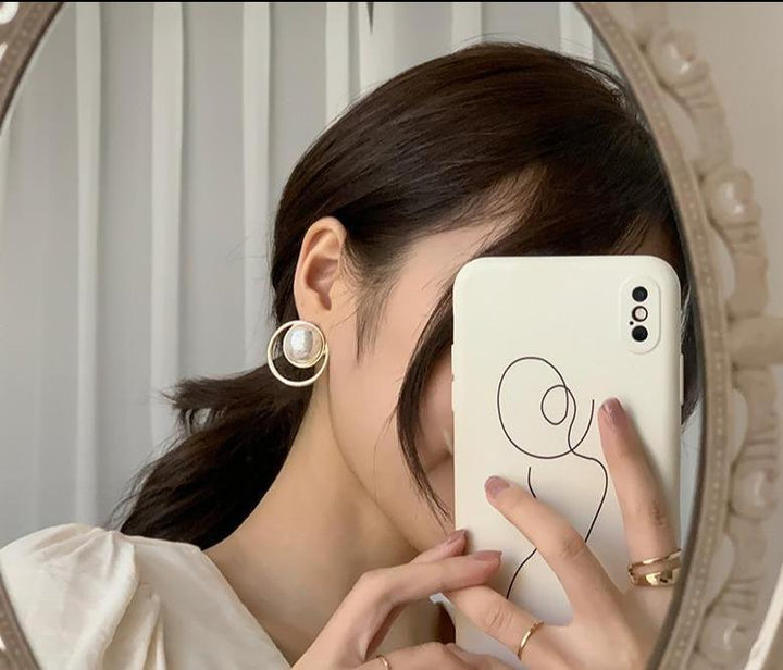 Vintage Elegant Pearl Earrings