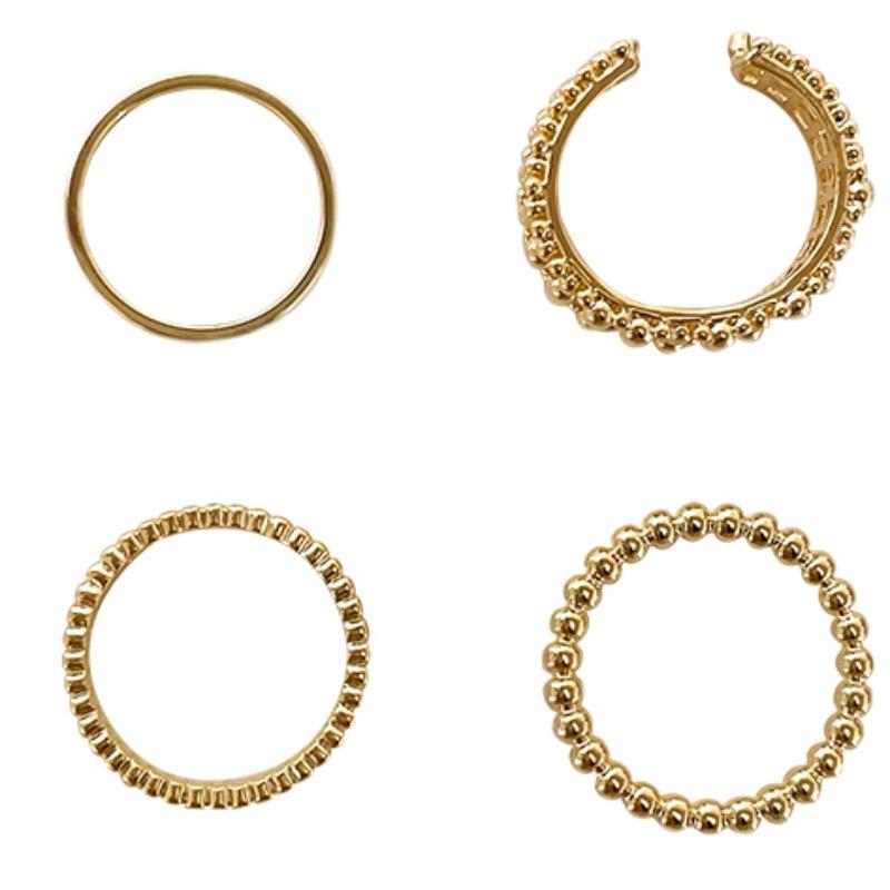 Vintage Metal Ring Set