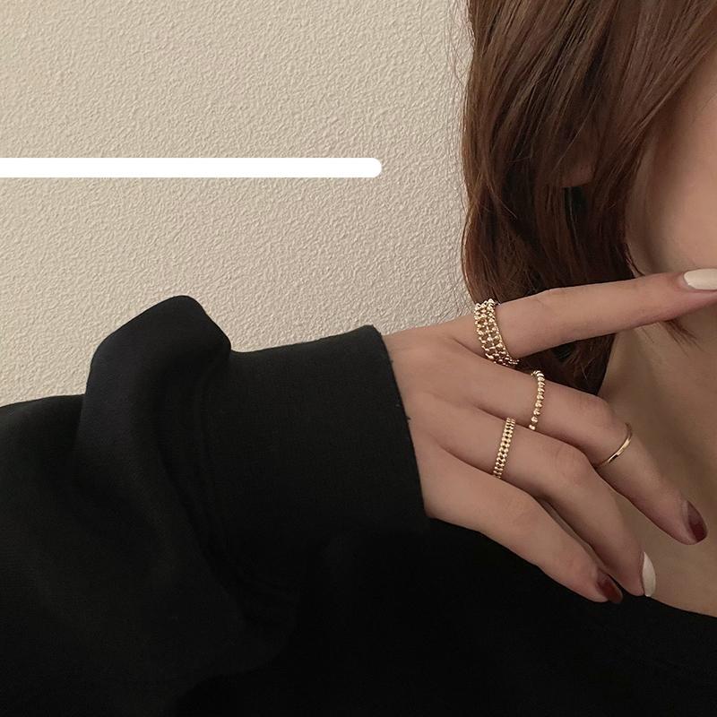 Vintage Metal Ring Set