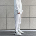 Waffle Slit Sweatpants