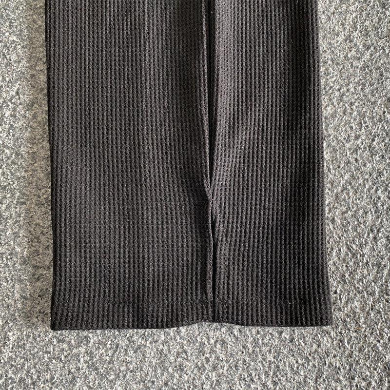 Waffle Slit Sweatpants