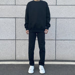 Washed Slim Elastic Jeans