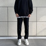 Washed Slim Elastic Jeans