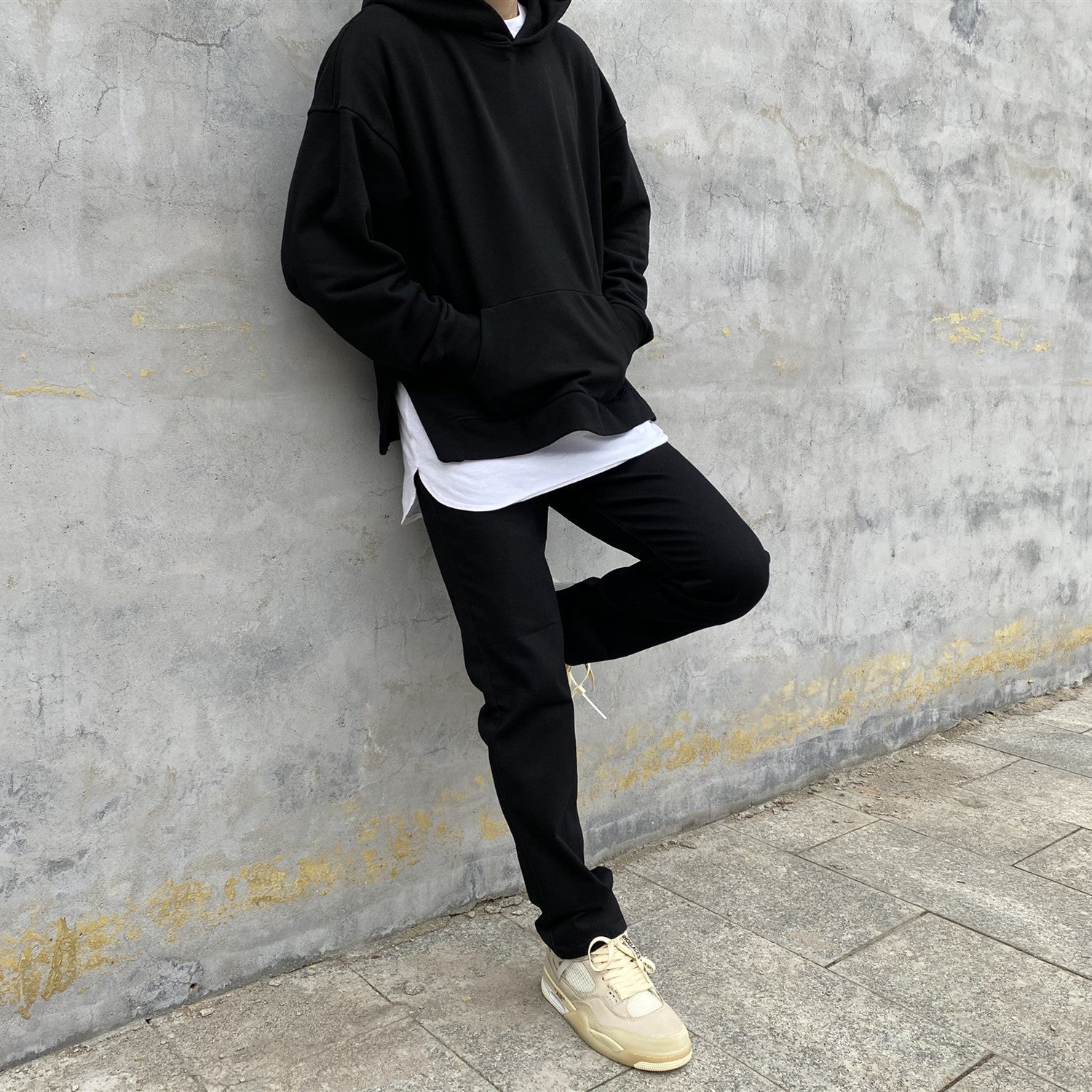 Washed Slim Elastic Jeans