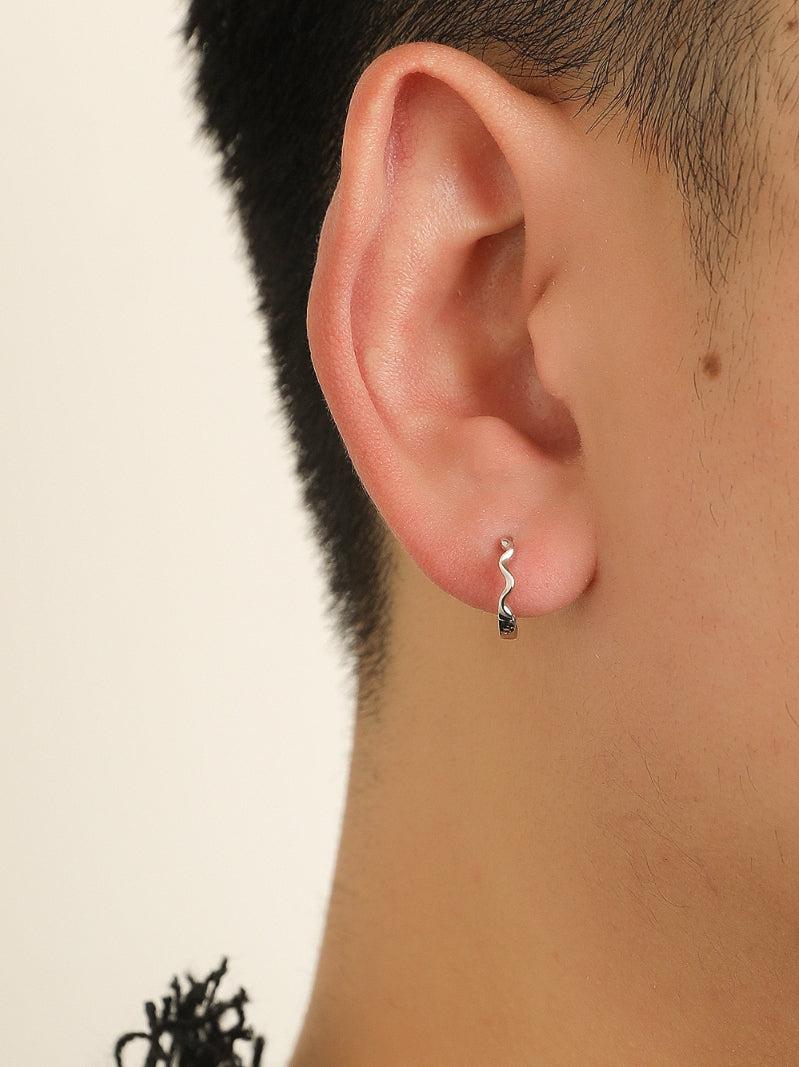 Wavy Hoop Earrings