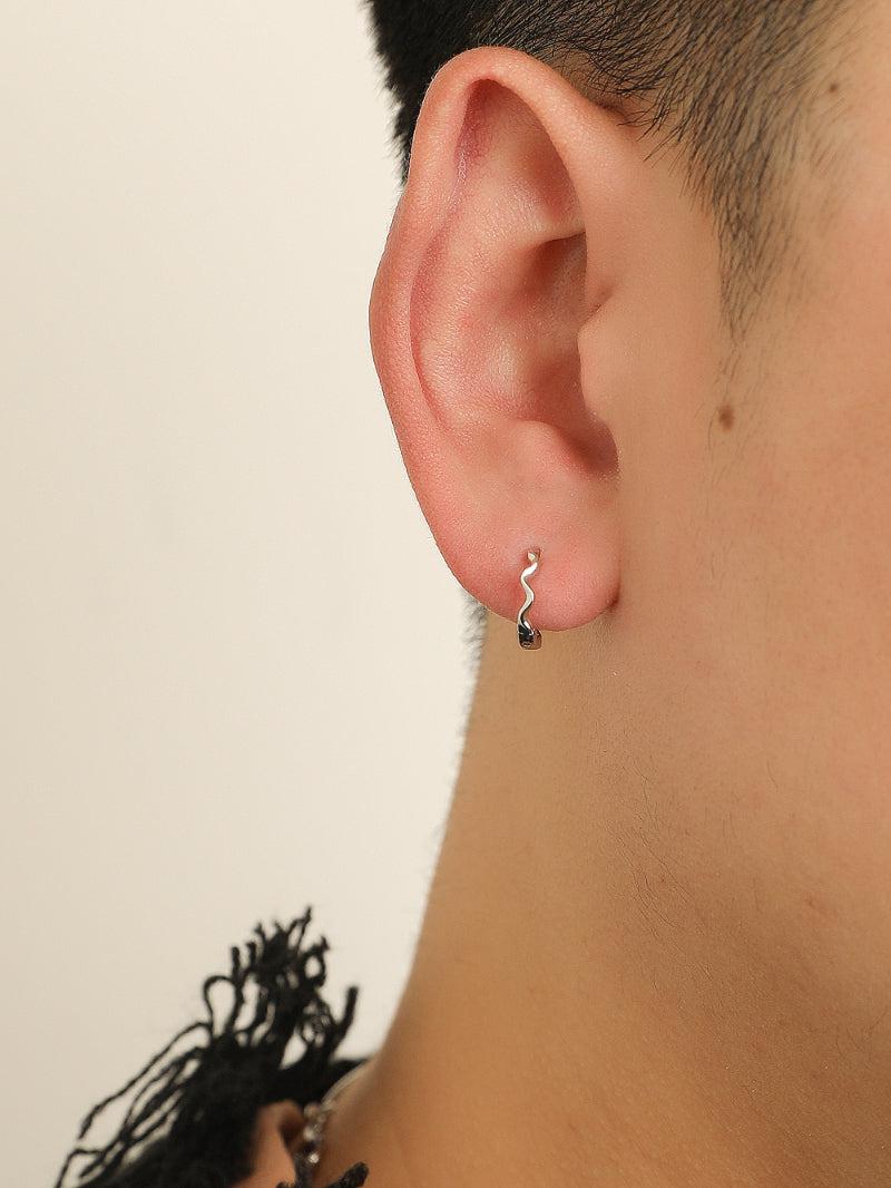 Wavy Hoop Earrings