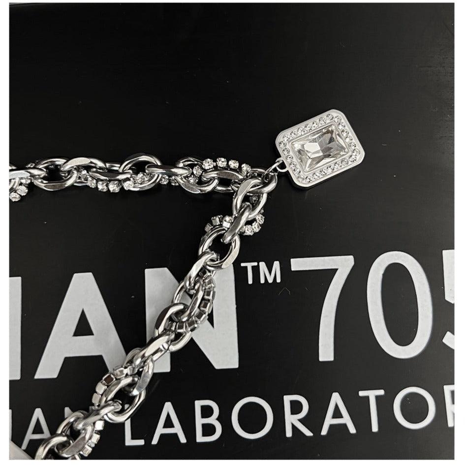 White Diamond Pendant Necklace