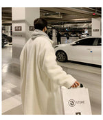 White Fleece Long Coat