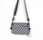 White Plaid Chest Bag