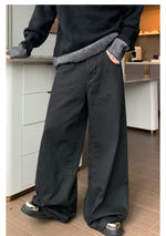 Wide-leg Mopping Pants