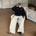 Wide-leg Mopping Pants