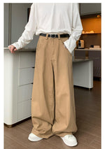 Wide-leg Mopping Pants