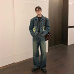 Wide-leg Retro Jeans