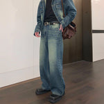Wide-leg Retro Jeans