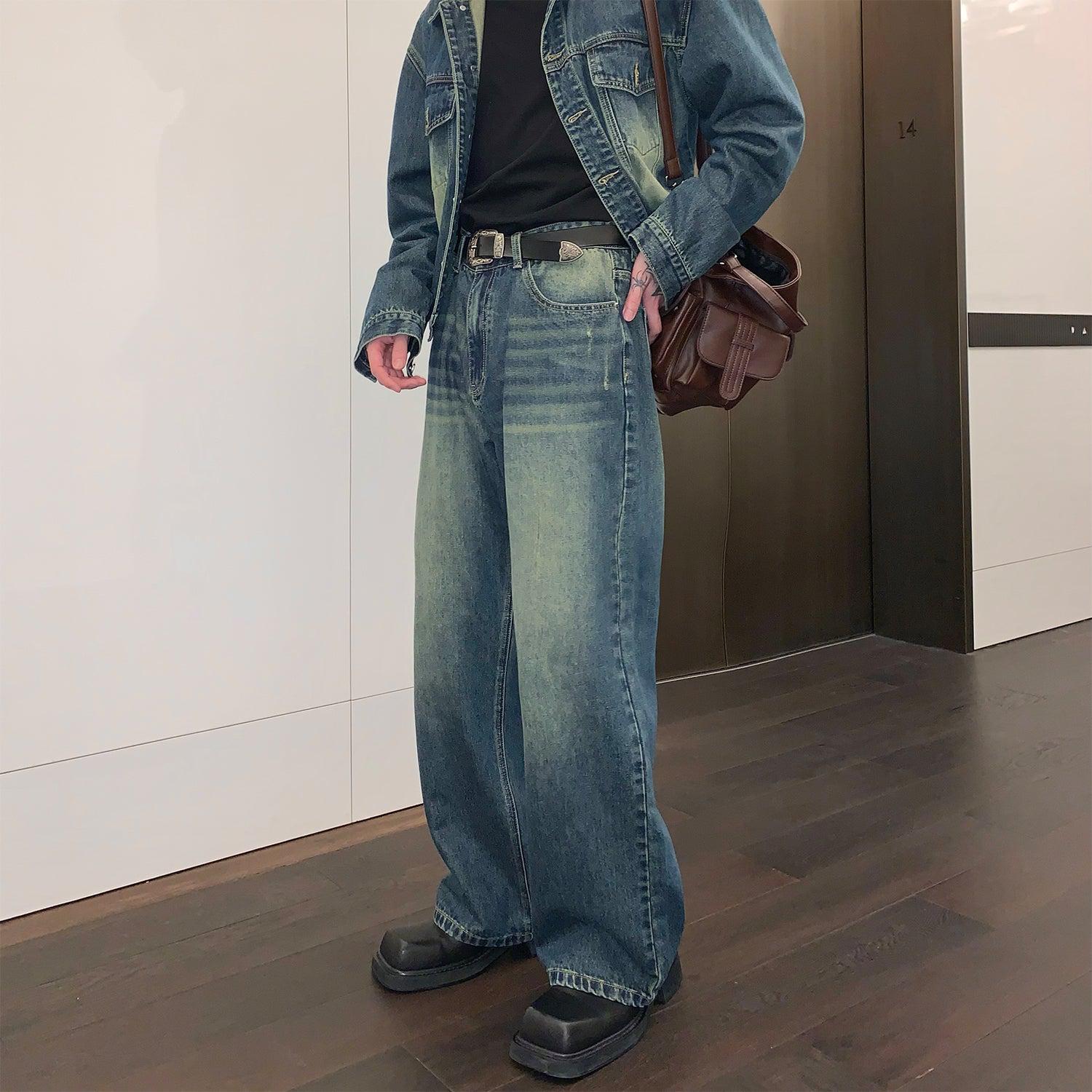 Wide-leg Retro Jeans