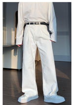 Wide-leg Straight-leg Jeans