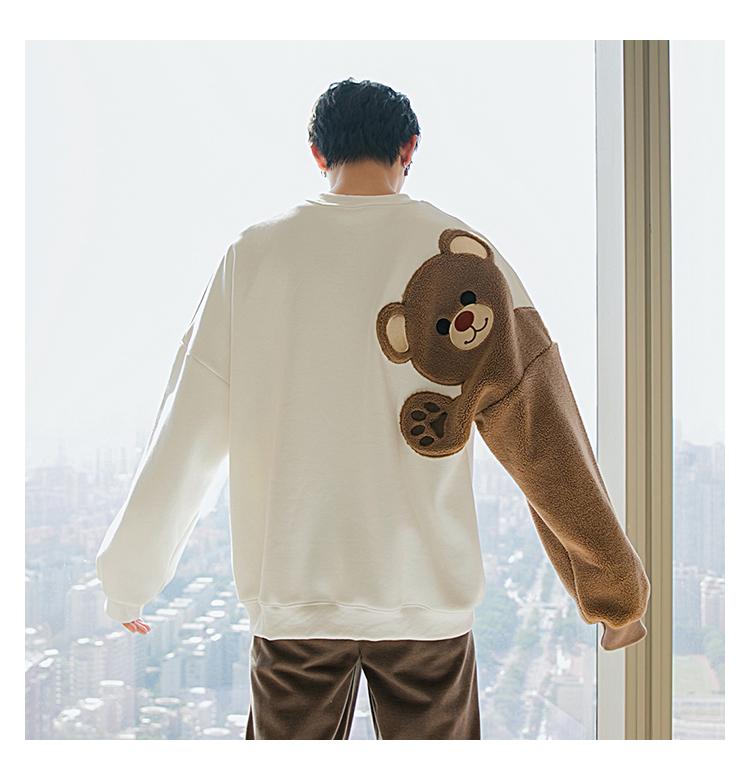 Wool Embroidery Bear Sweater