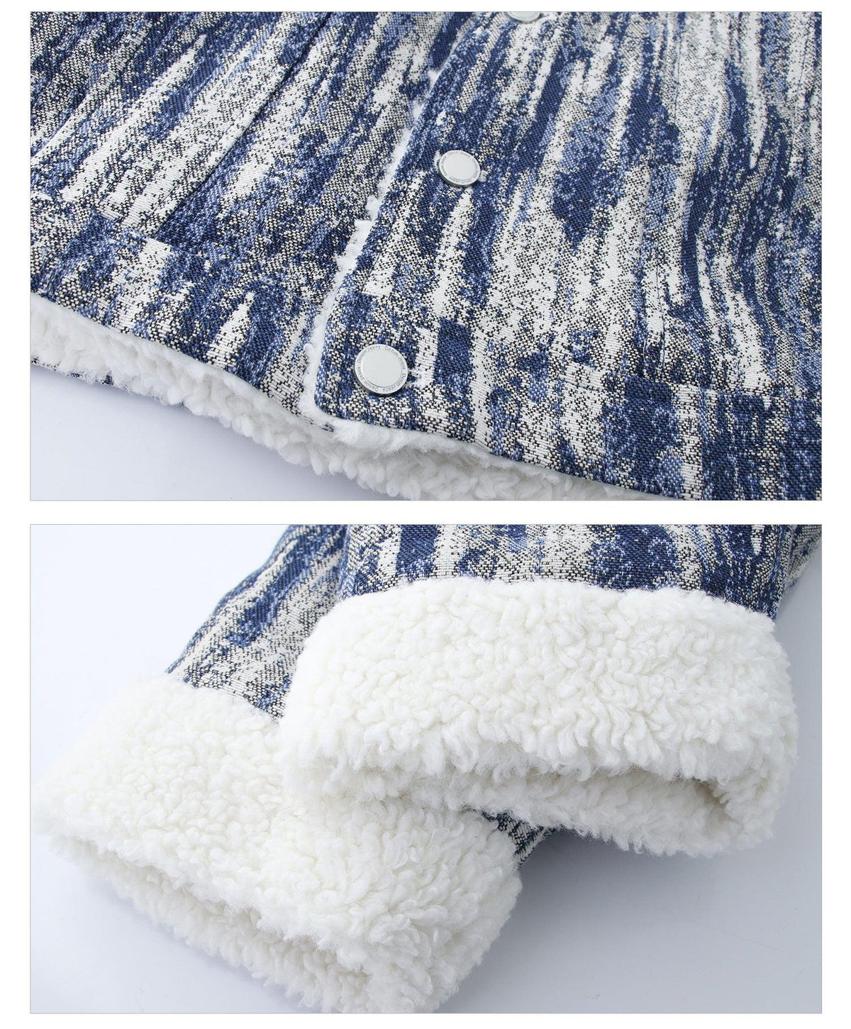 Wool Tie-dye Denim Jacket