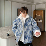 Wool Tie-dye Denim Jacket