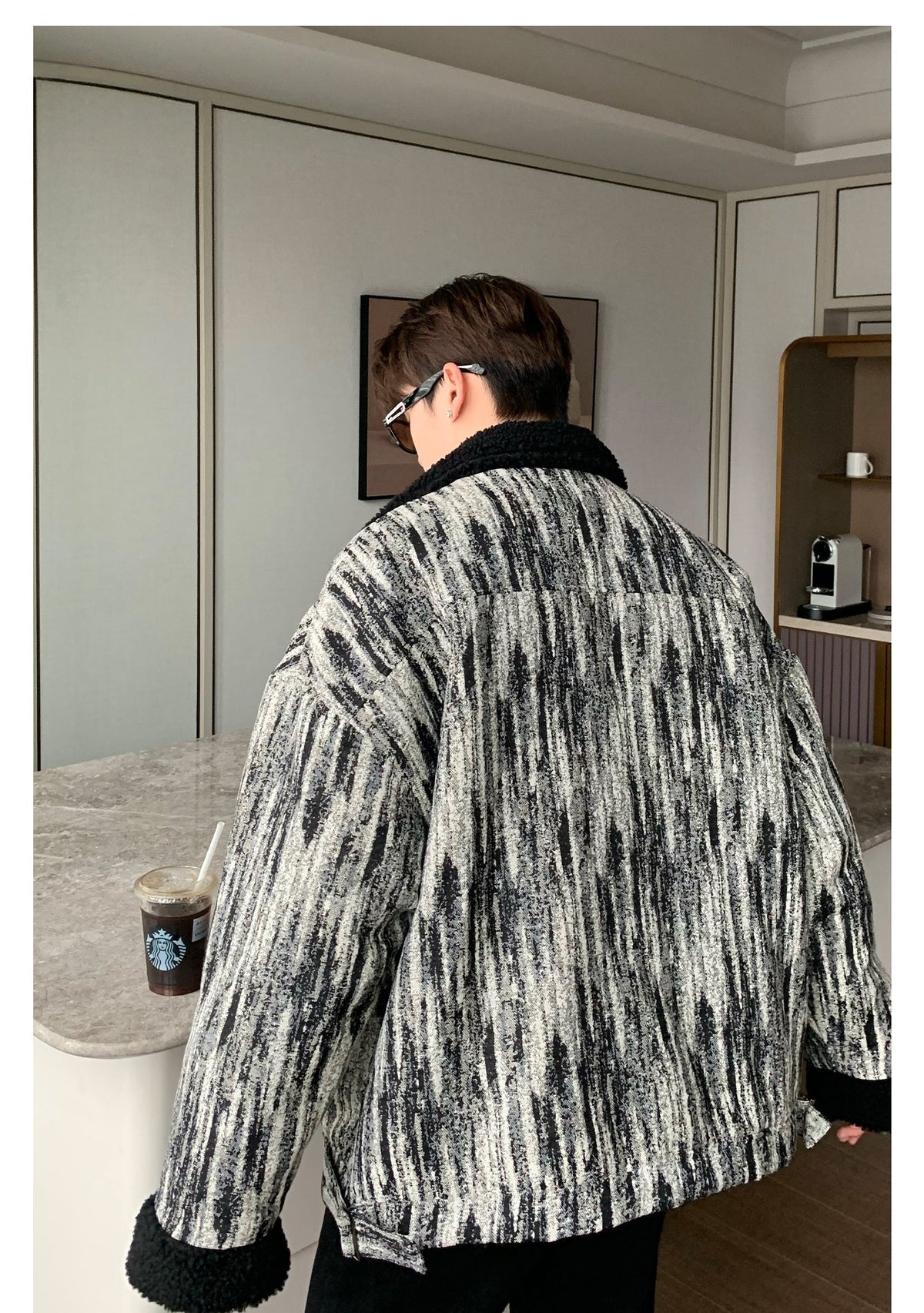 Wool Tie-dye Denim Jacket