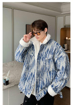 Wool Tie-dye Denim Jacket